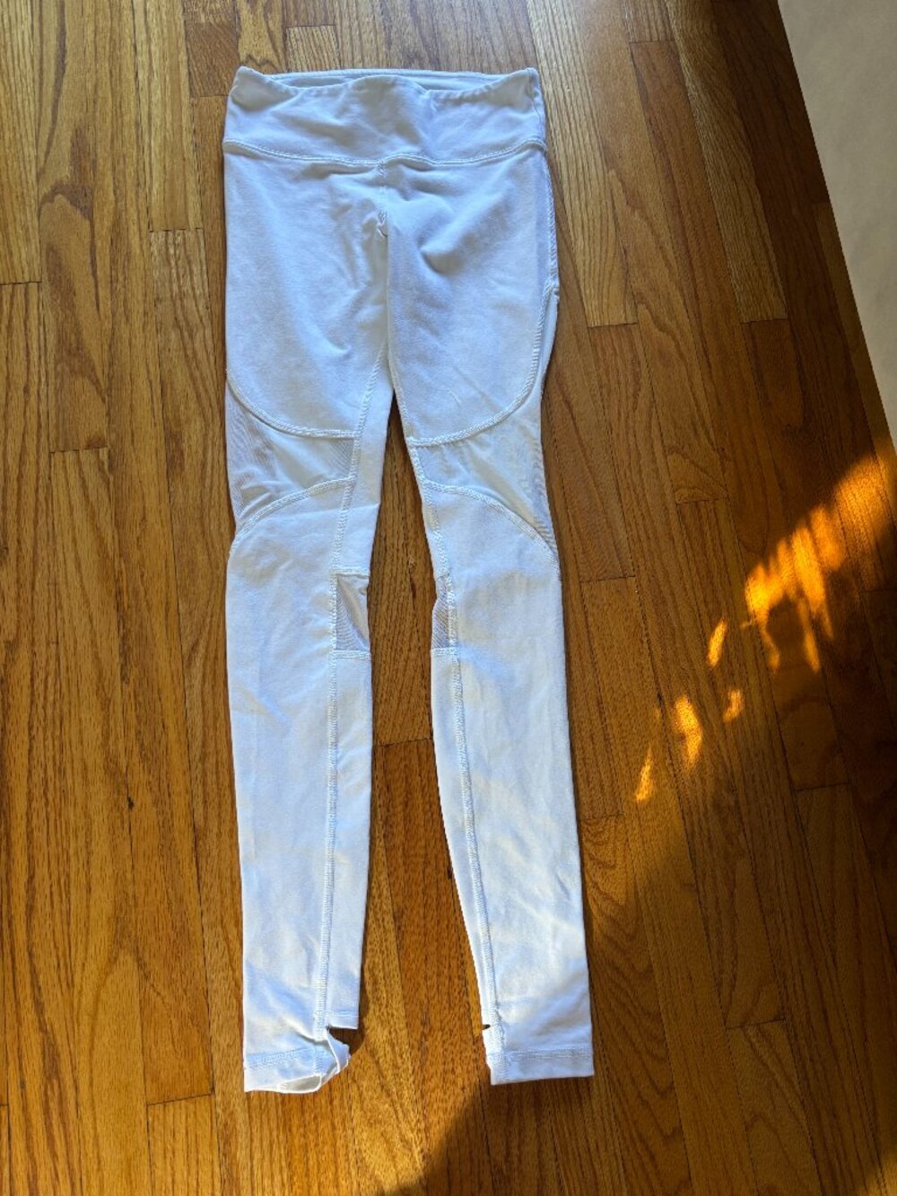 ALO White Leggings | Size XS | Sexy Sheer Detail | Soft High-Quality Activewear